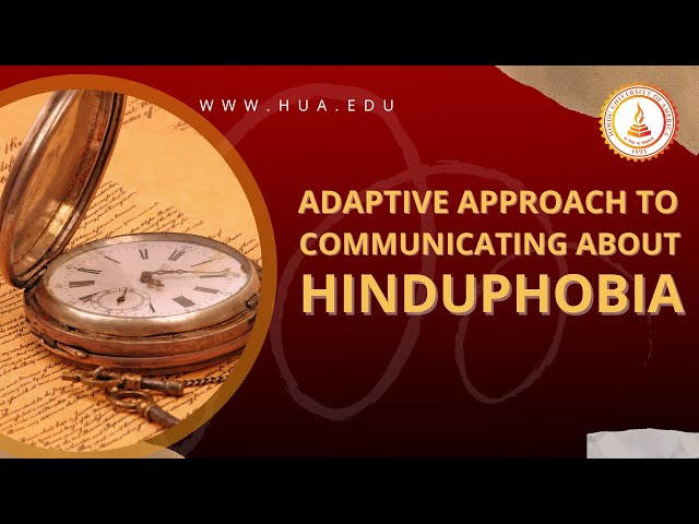 Adaptive Approach to Communicating About Hinduphobia