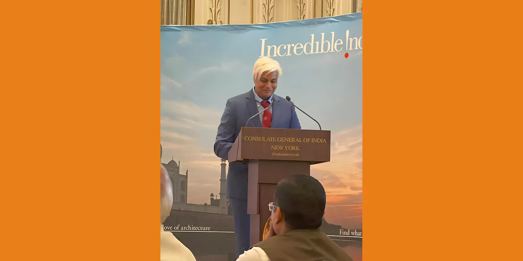 Dr. Vishwa Adluri receives the Indologist Award from the Govt of India